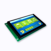 6.2寸智能工业串口彩屏模块带TP触摸功能